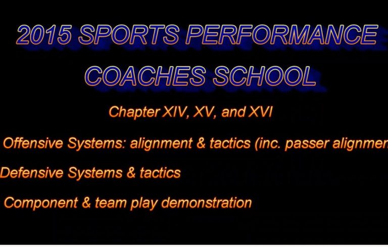 2015 Coaches School - Part 10 - Offensive Systems