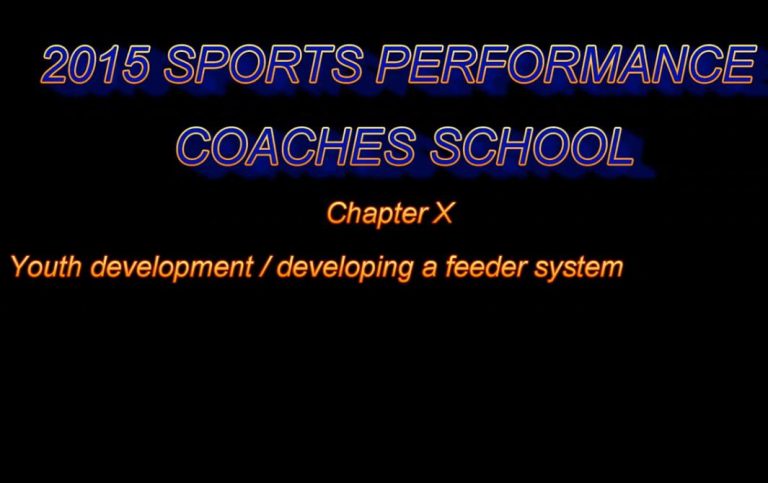2015 Coaches School - Part 6 - Youth Development