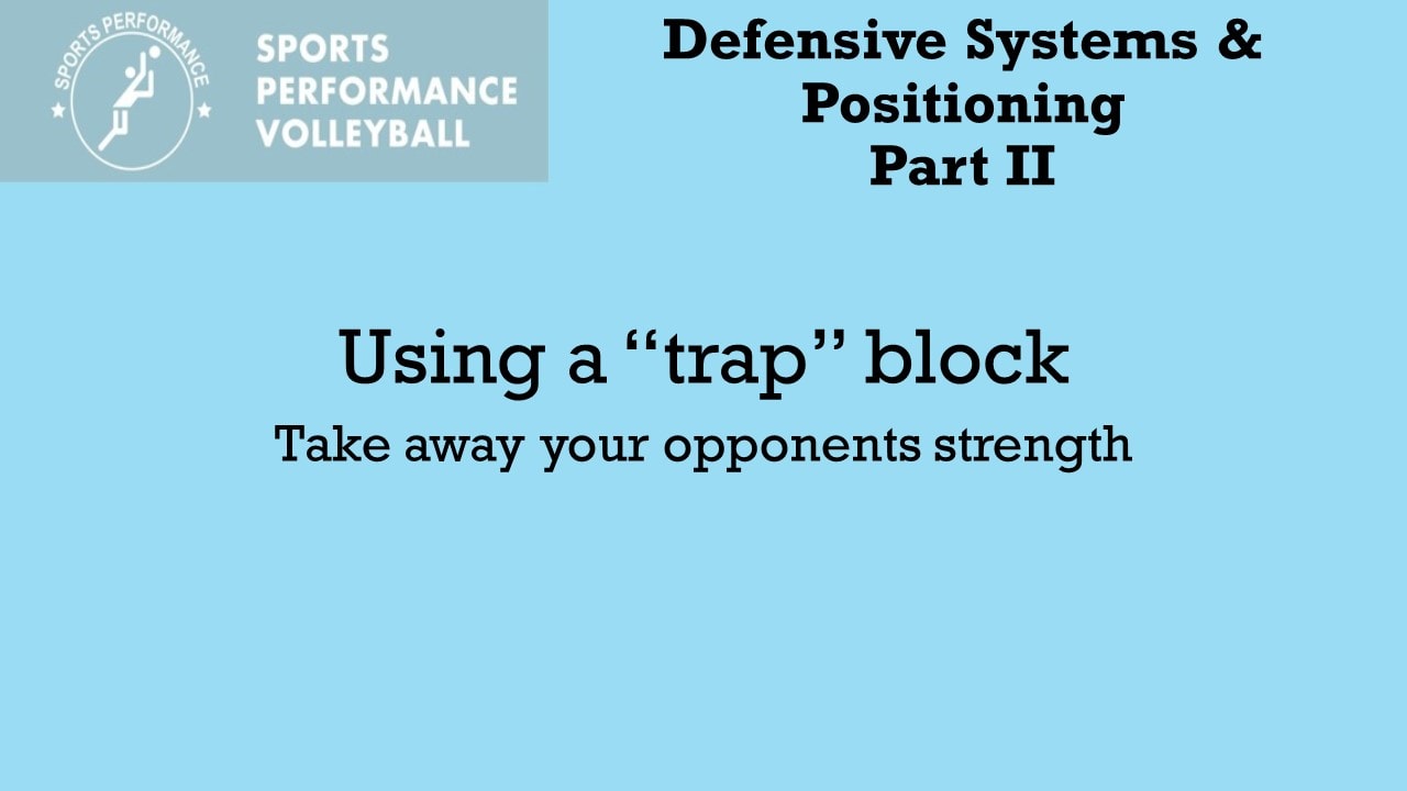 Defense Classroom Sessions - Blocking - "Commit" Blocking